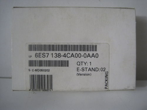 ET200S 6ES7138-4CA00-0AA0 new in box
