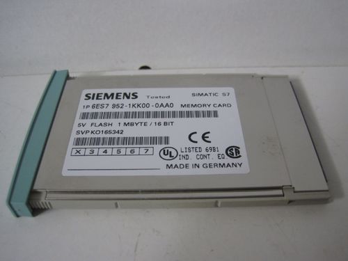SIEMENS Flash Memory Card 1MB - 6ES7 952-1KK00-0AA0