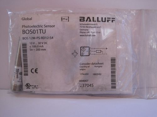 BALLUFF BOS 12M-PS-RD12-S4  BOS01TU OVP